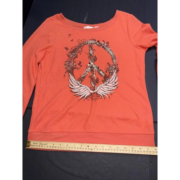 Miss Me Preppy Embellished Equestrian Western Embroidered Long Sleeve Y2K Shirt - Picture 4 of 15